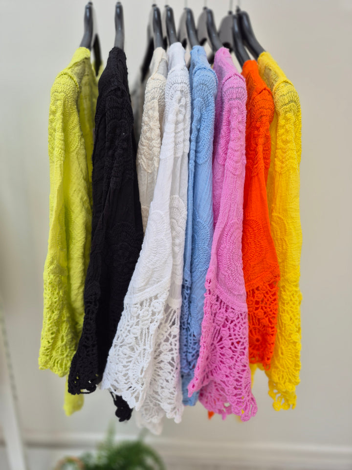 Florence Lace Top - (choose your Colour)