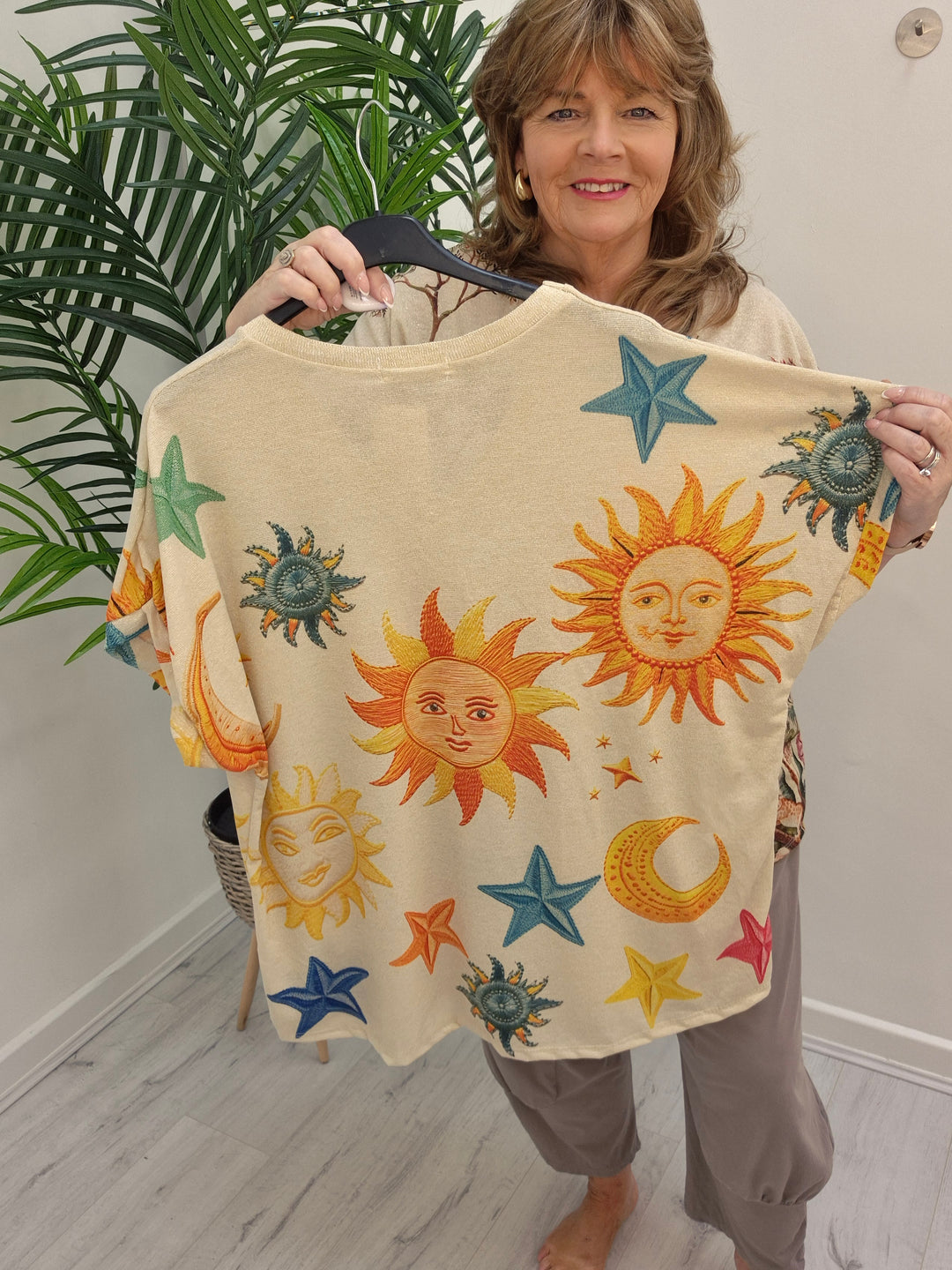 Carla Shimmer Top - Sunshine