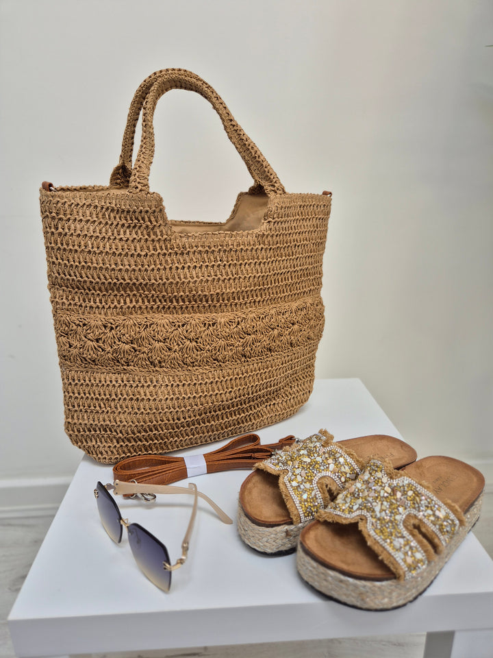 Sicily Raffia Bag - (choose your Colour)