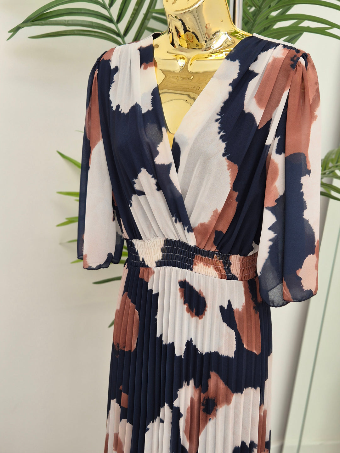 Maisy Moo Pleated Wrap Dress - (choose your Colour) - (One Size fits up to Size 16)