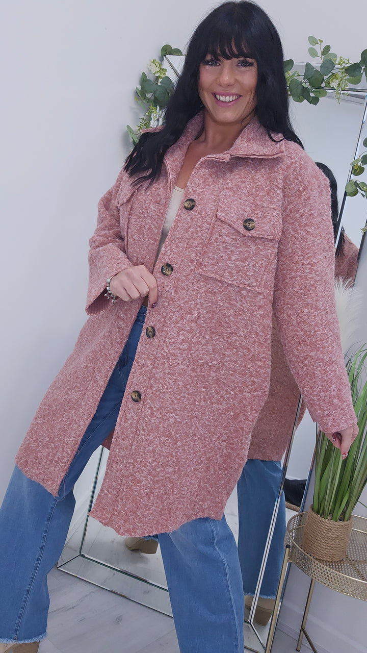 Jessica Longline Shacket - (choose your Colour)