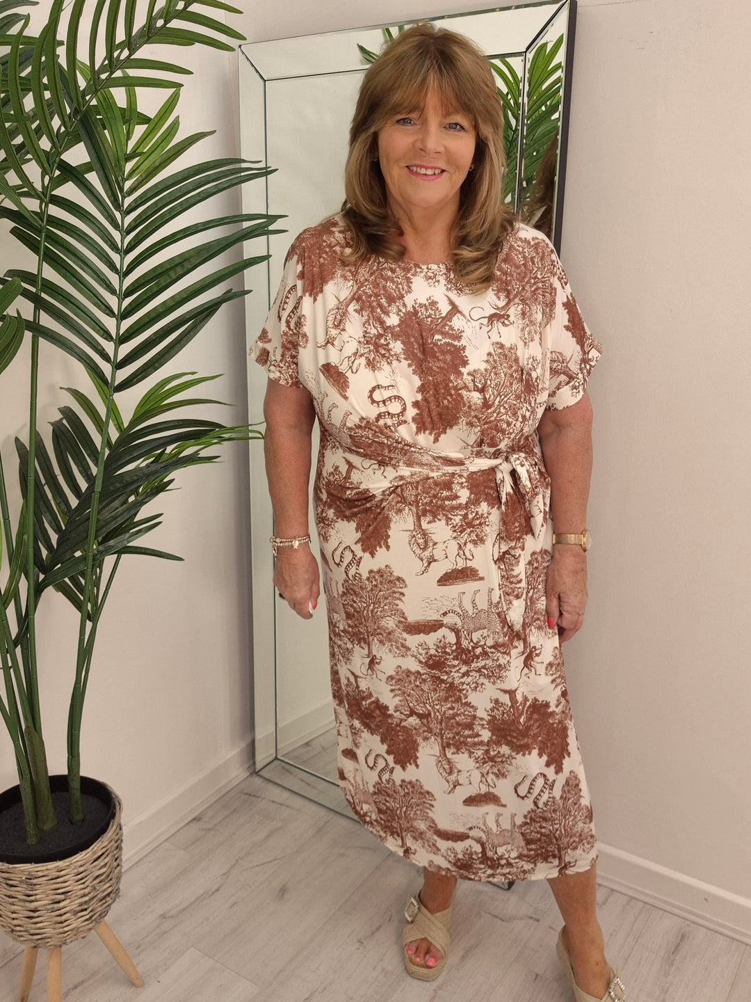 Jungle Tie Dress - (choose your Colour)