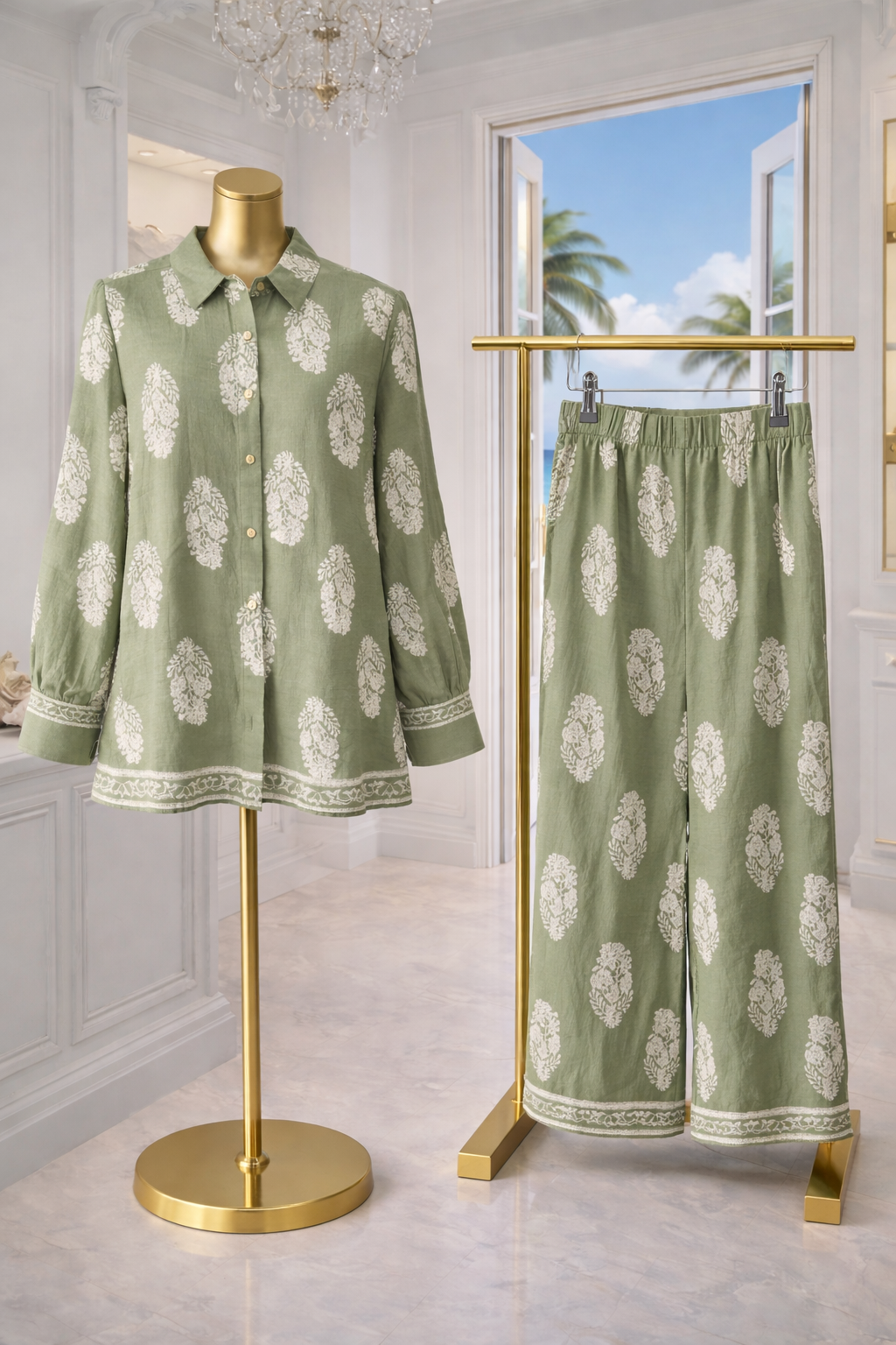 Lisbon Co-ord Two Piece Set - (choose your Colour & Size)