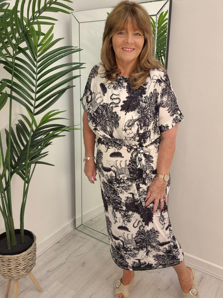 Jungle Tie Dress - (choose your Colour)