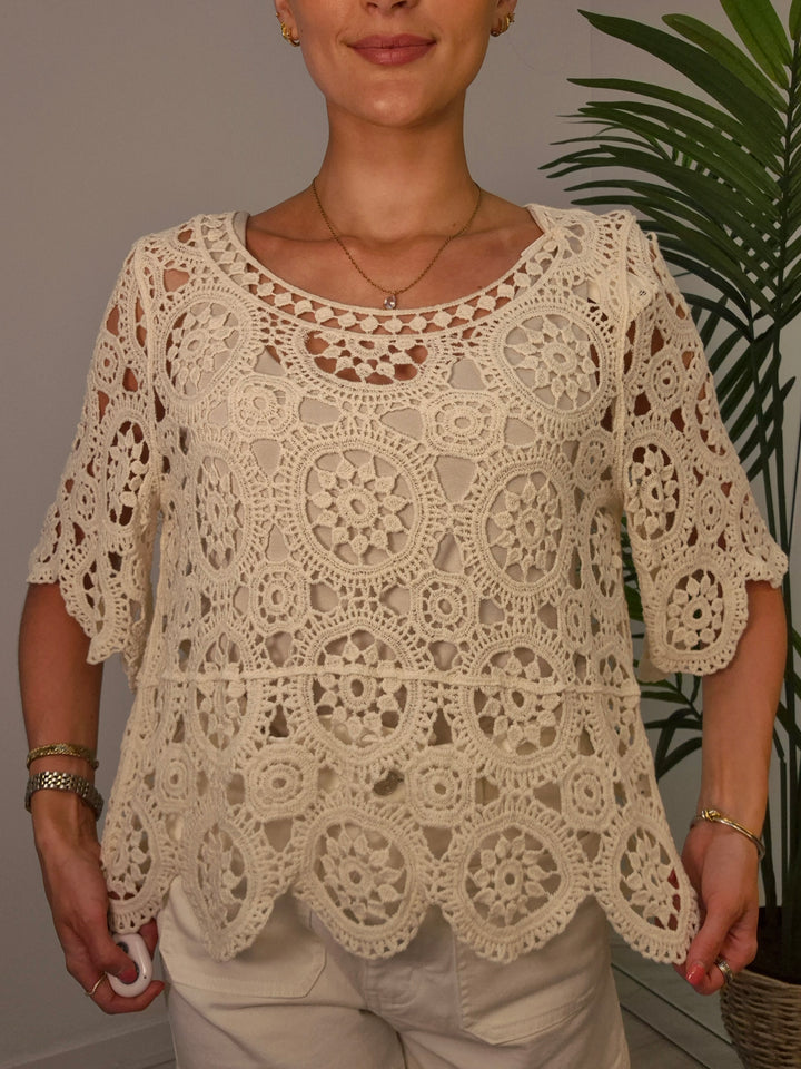 Ibiza Crochet Top - (choose your Colour)