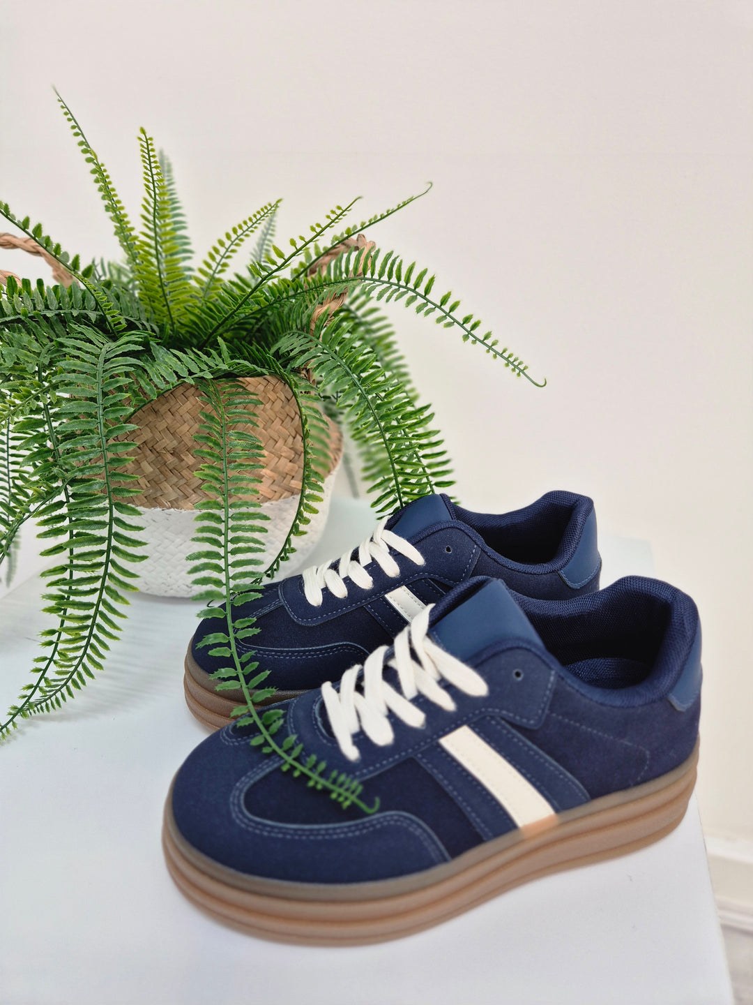Dakota Chunky Trainers - Blue (choose your Size)