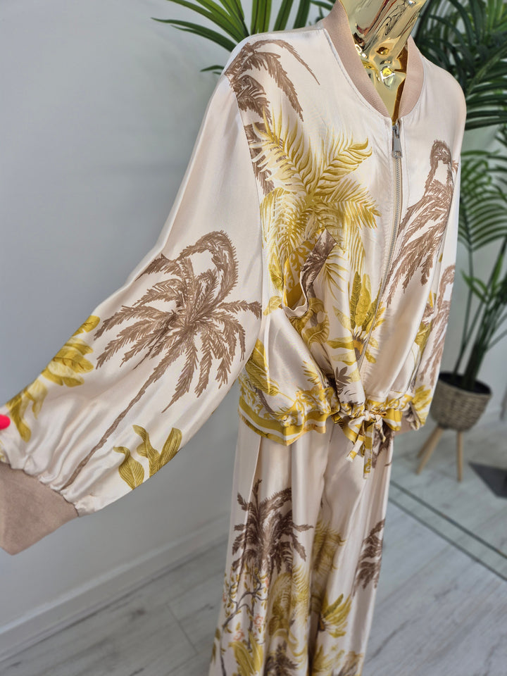 Tropical Two Piece Co-ord Set (Trousers & Jacket) (choose your Colour)