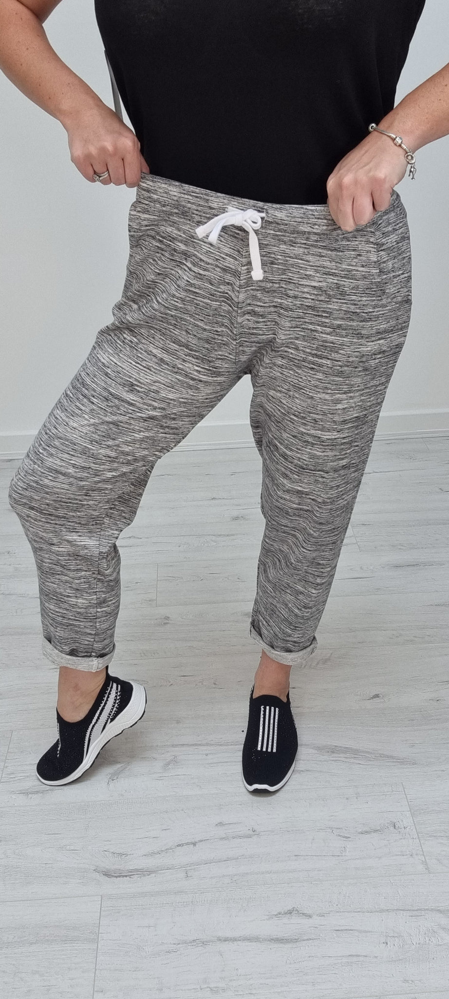 Grey marl joggers clearance