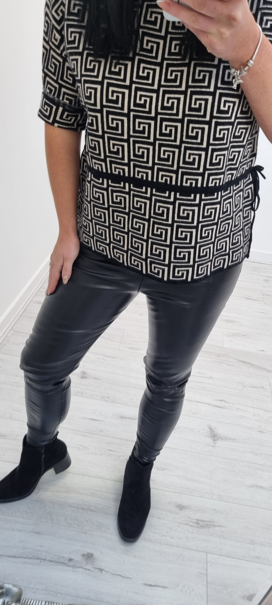 Spanx Faux Leather Leggings Styled 15 Ways - Stang & Co