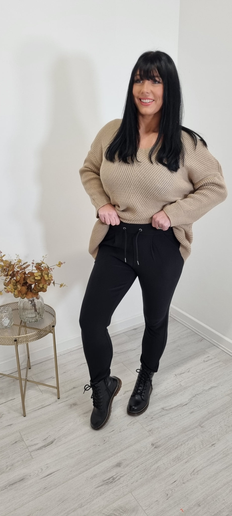 Layla Lounge Pants Black Queen Of Fashion
