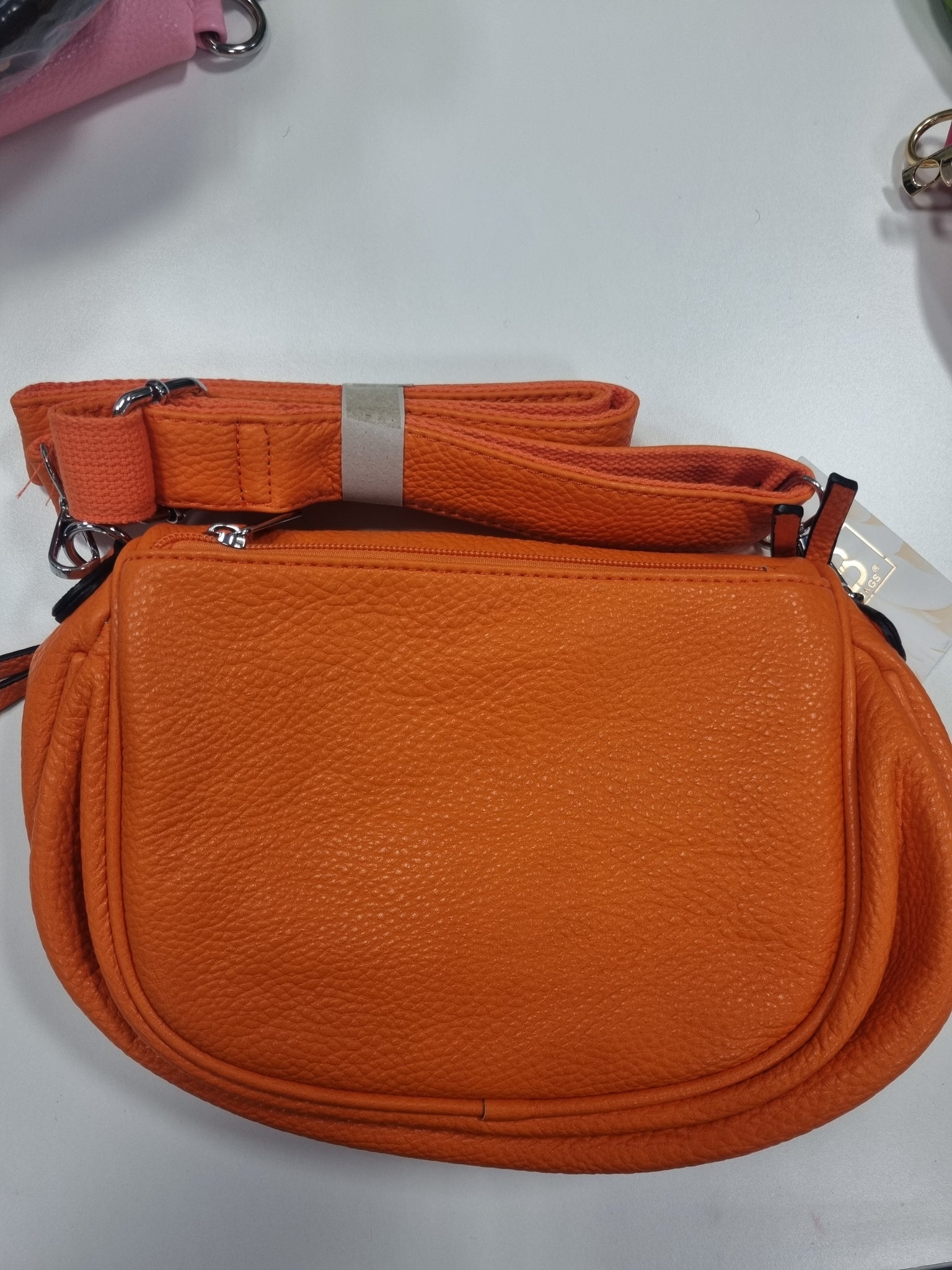 Brogan Slouchy Sling Bag - Orange (Medium)