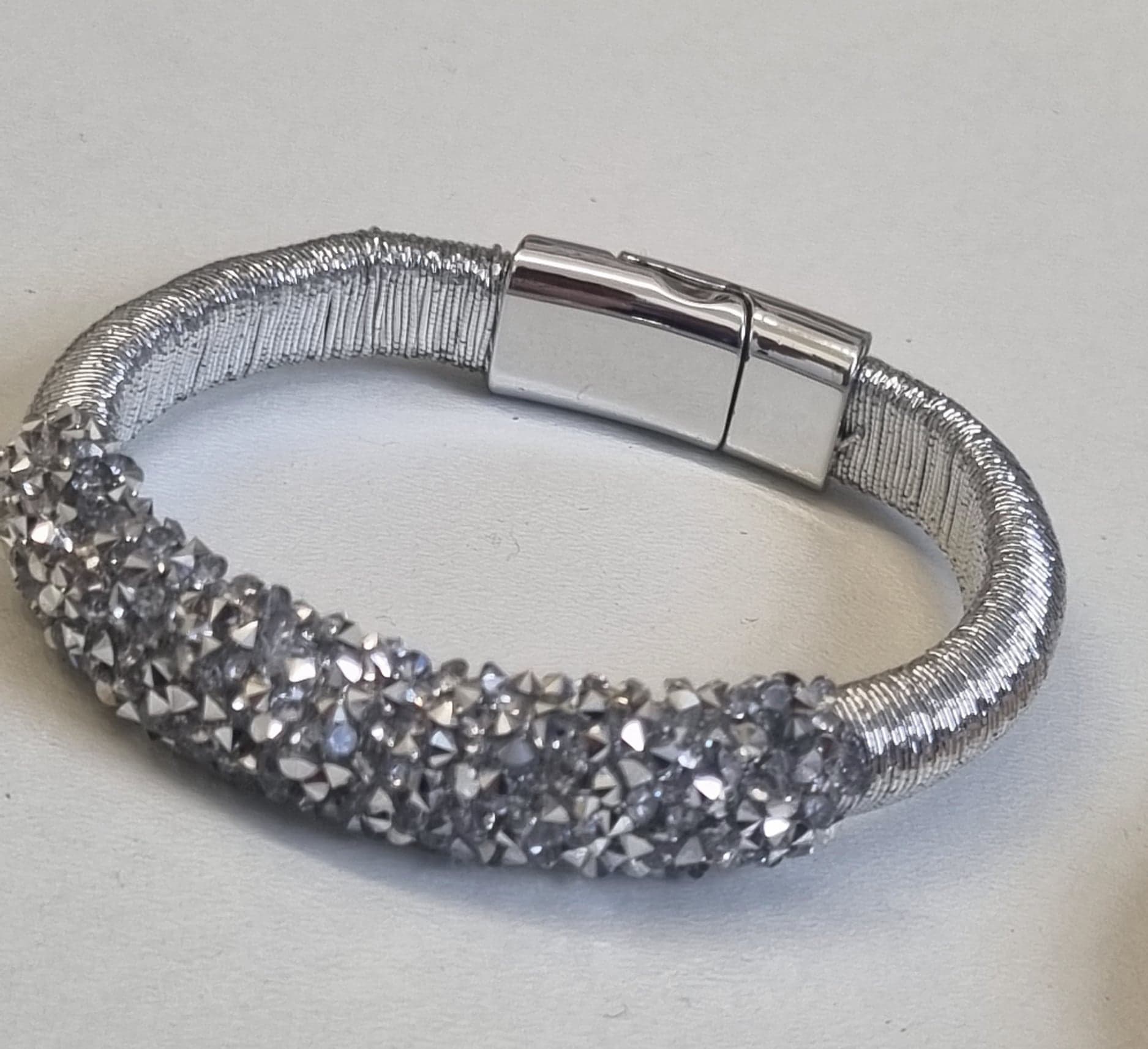 Crystal Band Magnetic Lock Bracelet