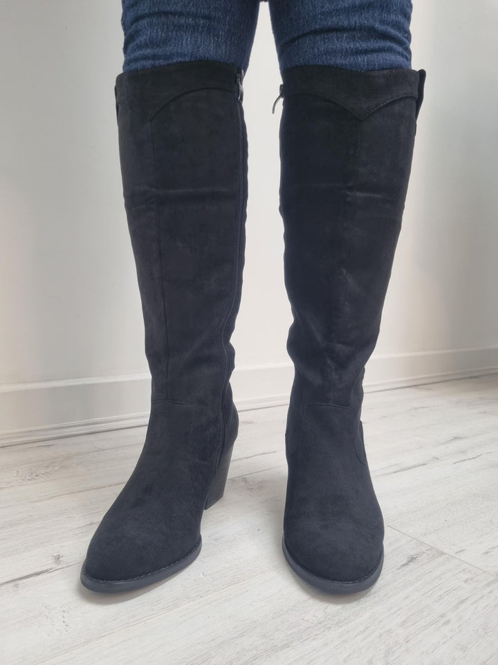 Arizona Knee High Boots - Black