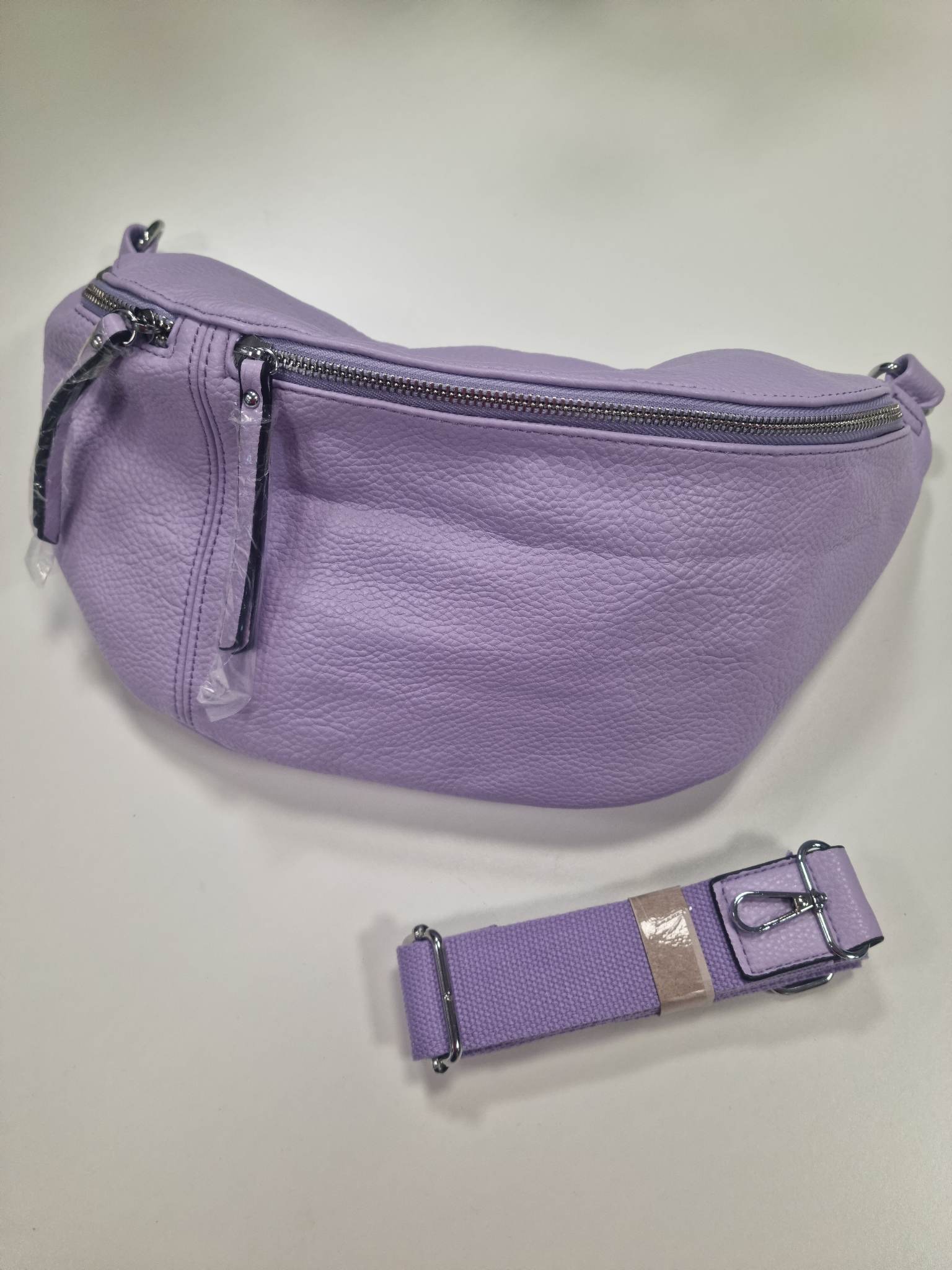 Brogan Slouchy Sling Bag - Lilac (Large)