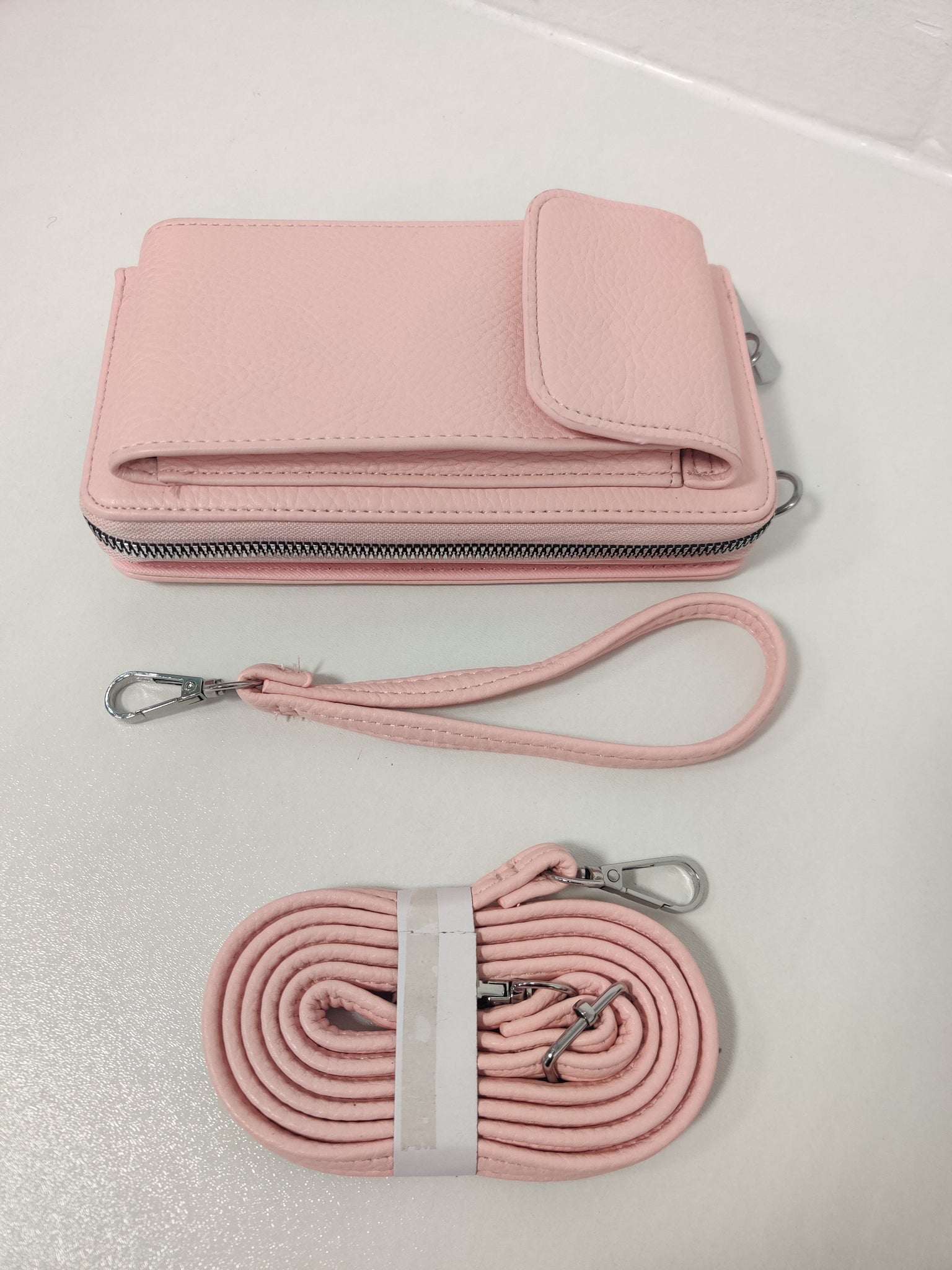 Belle Phone Purse Bag - Pale Pink